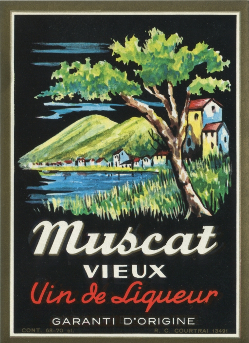 muscat wine label